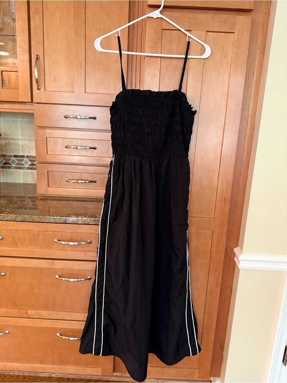 Steve Madden Black Dress with White Piping